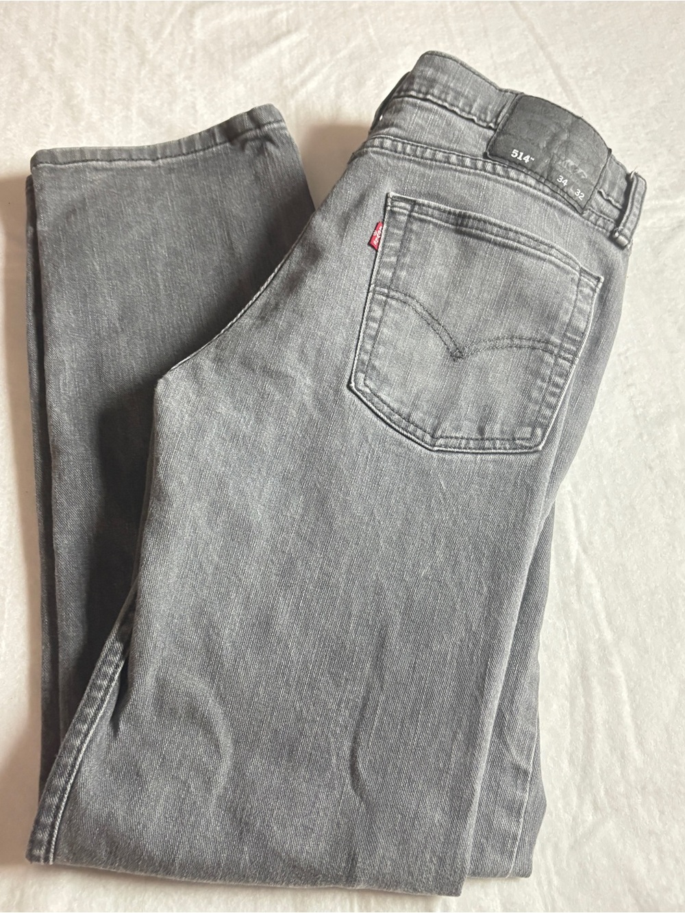 Levi's Slim Straight Jeans in Faded Gray - Picture 4 of 9